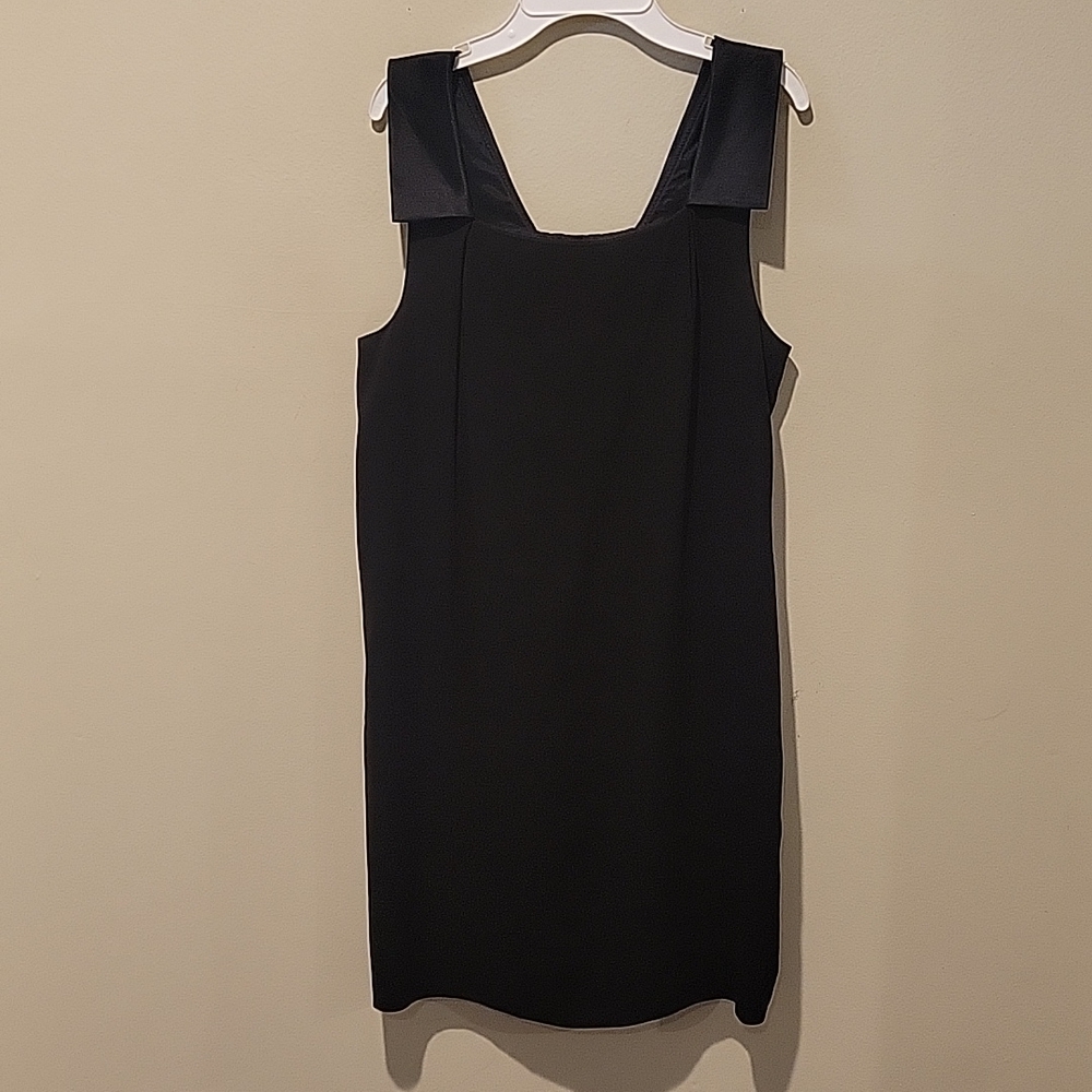 Lauren Ralph Lauren Black Sleeveless Mini Dress with Wide Straps